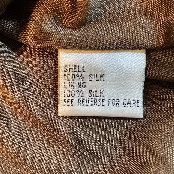 Talbots 100% Silk Sleeveless Top Mixed Floral/Paisley Print Size 14 Petite - Picture 9 of 9